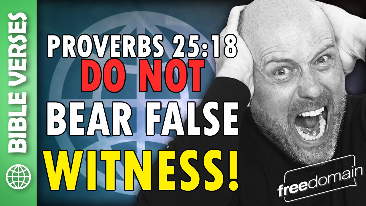 5834 Thou Shalt NOT Bear False Witness! Bible Verses - podcast episode cover