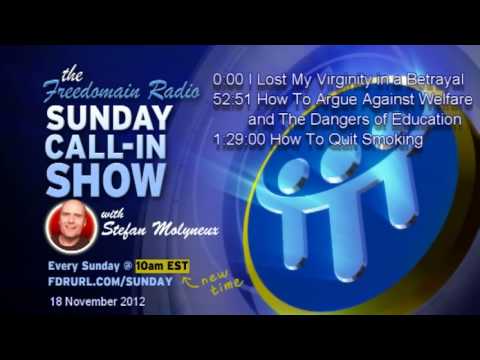 2261 I Betrayed My Virginity: Freedomain Radio Show, 18 Nov 2012 episode artwork