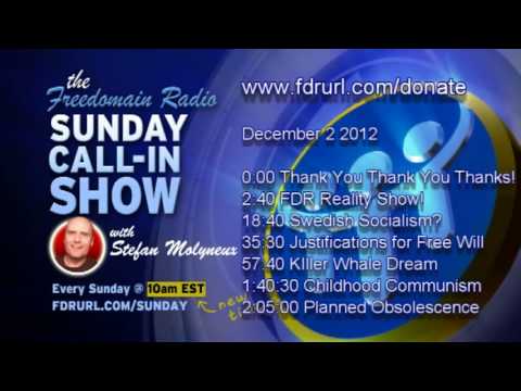 2270 I Want to Make Love to Stefan Molyneux! Freedomain Radio Sunday Philosophy Show, Dec 2, 2012  episode artwork