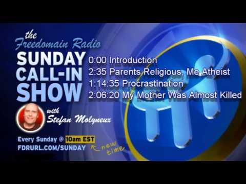 2276 Parents Religious, Me Atheist - Freedomain Radio Sunday Philosophy Call In Show Dec 9 2012 episode artwork