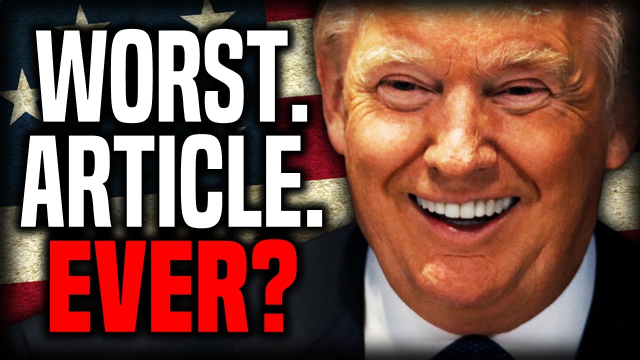 3482 The Article About Trump Nobody Will Publish - Rebutted!